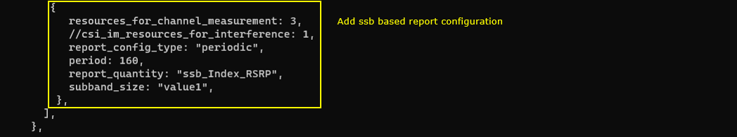 NR SA CSI Test 1 SubTest 6 06