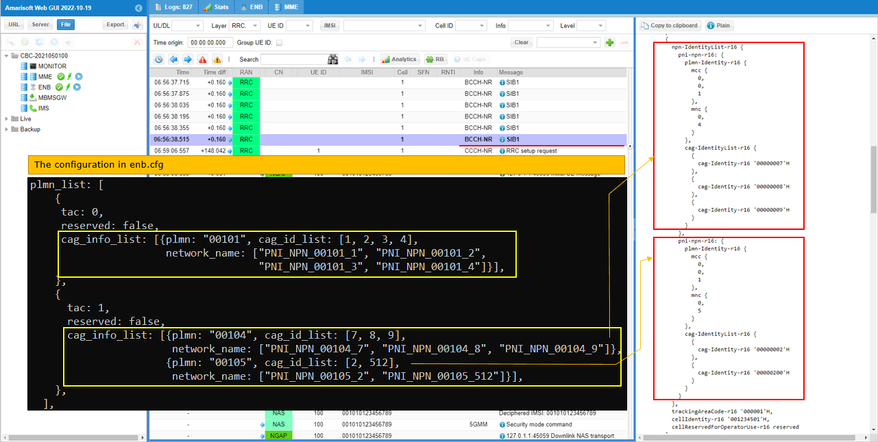 NR SA NPN Test 1 Log 03