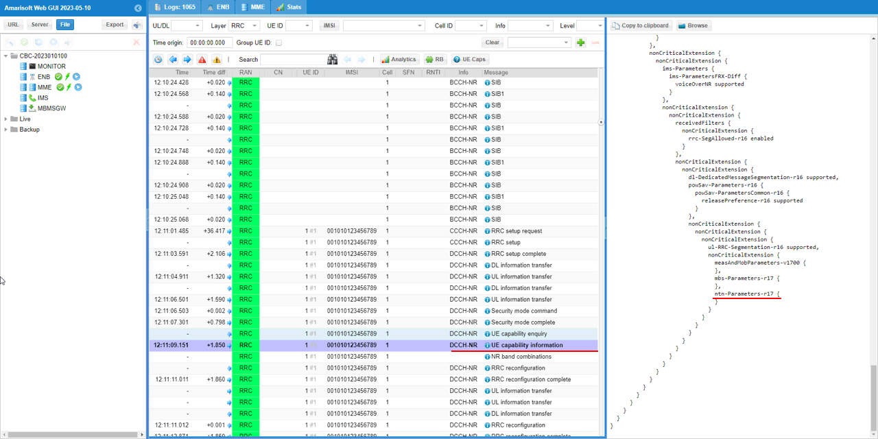 NR SA NTN Test 1 Log 03 r20230512