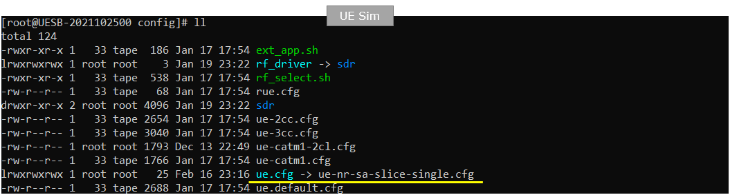 NR SA NetworkSlice Test2 Config 03