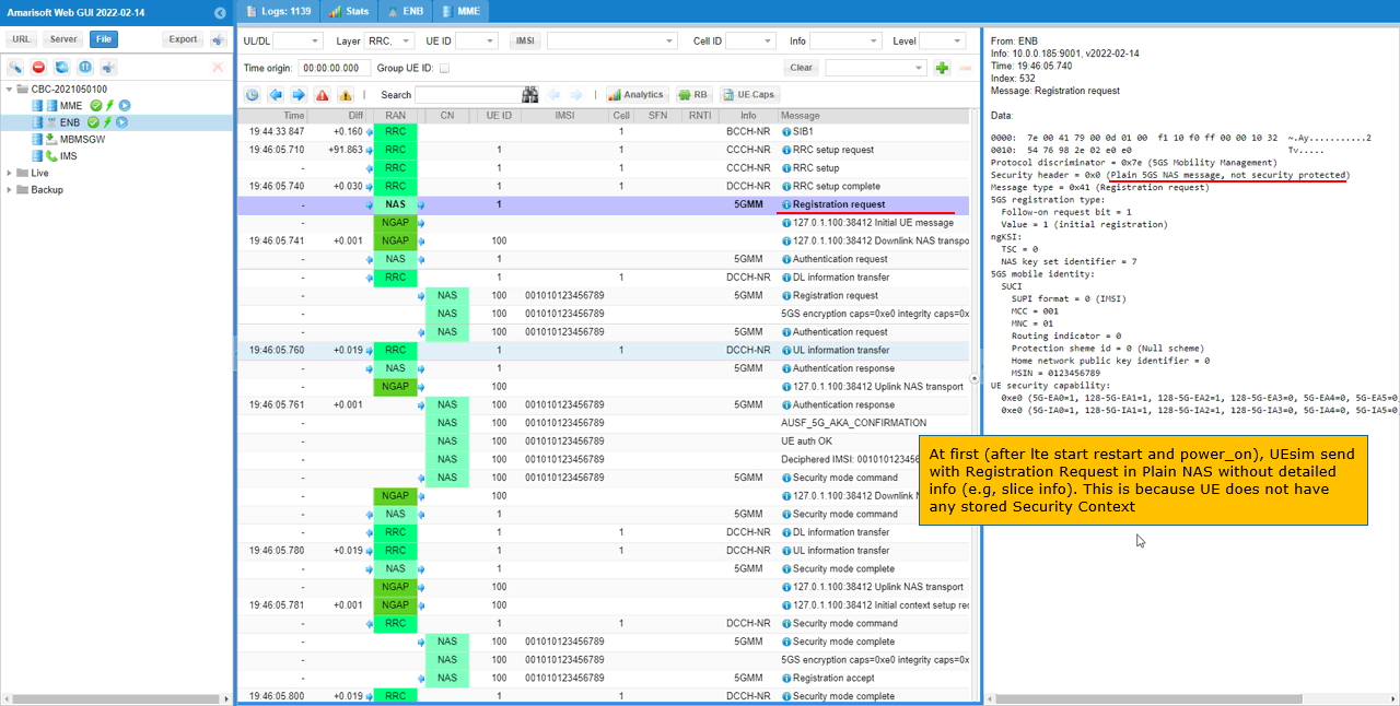 NR SA NetworkSlice Test2 Log 01