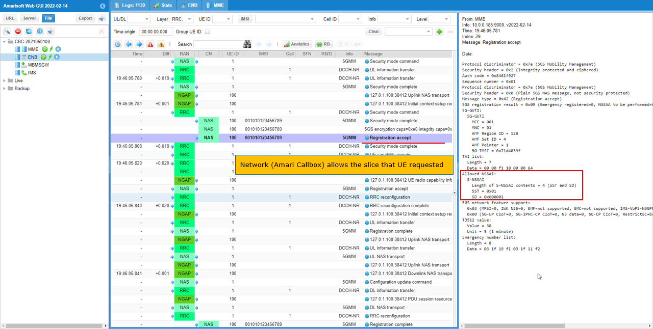 NR SA NetworkSlice Test2 Log 03