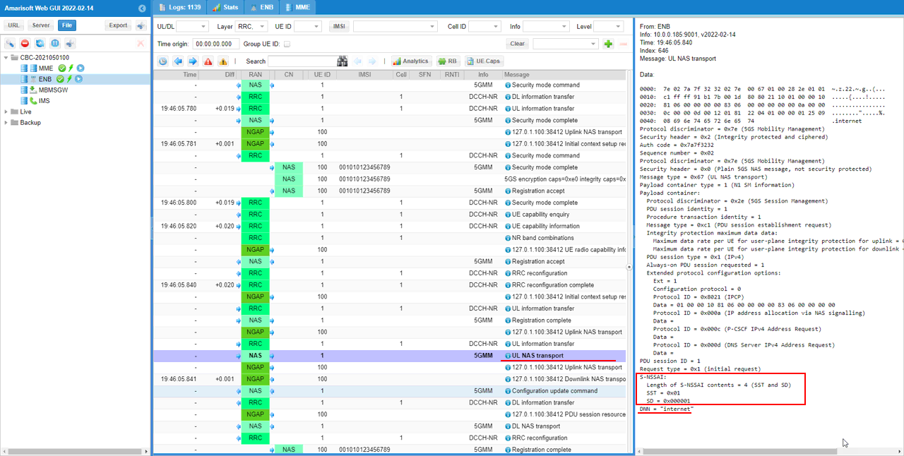 NR SA NetworkSlice Test2 Log 04