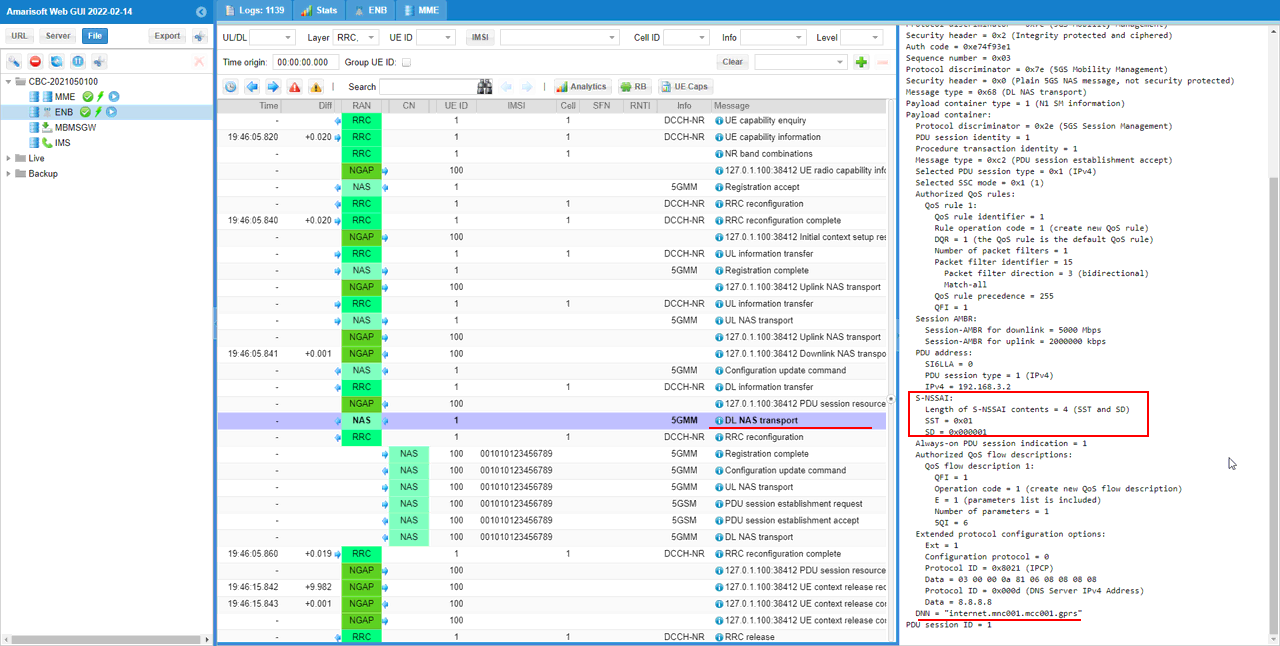 NR SA NetworkSlice Test2 Log 05