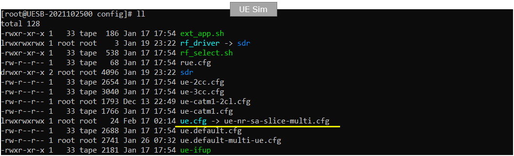 NR SA NetworkSlice Test3 Config 03