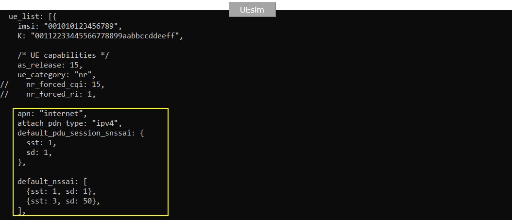 NR SA NetworkSlice Test3 Config 10