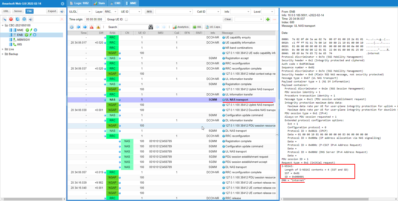 NR SA NetworkSlice Test3 Log 04