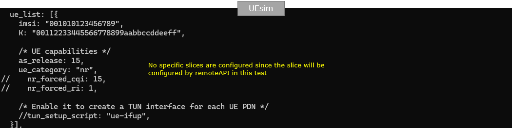 NR SA NetworkSlice Test3 Config 10