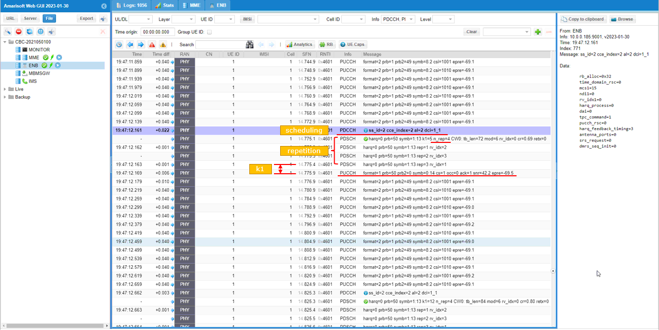 NR SA PDSCH Aggregation Test 1 Log 04