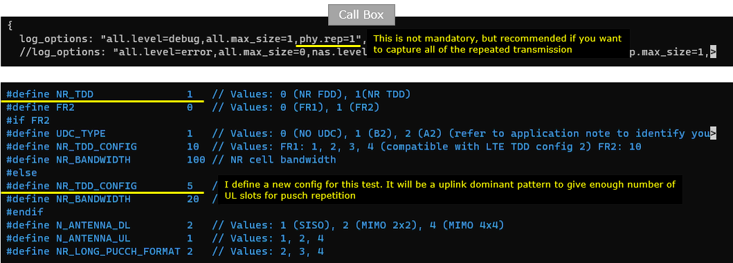 NR SA PUSCH Aggregation Test 1 Configuration 03