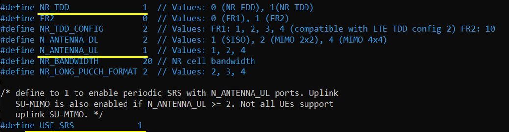 NR SA SRS AntennaSwitching Config 02