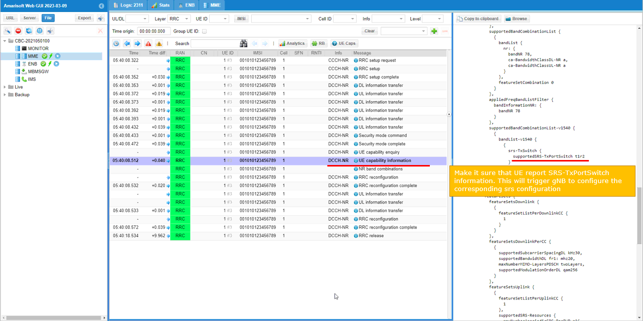 NR SA SRS AntennaSwitching Test3 Log 01