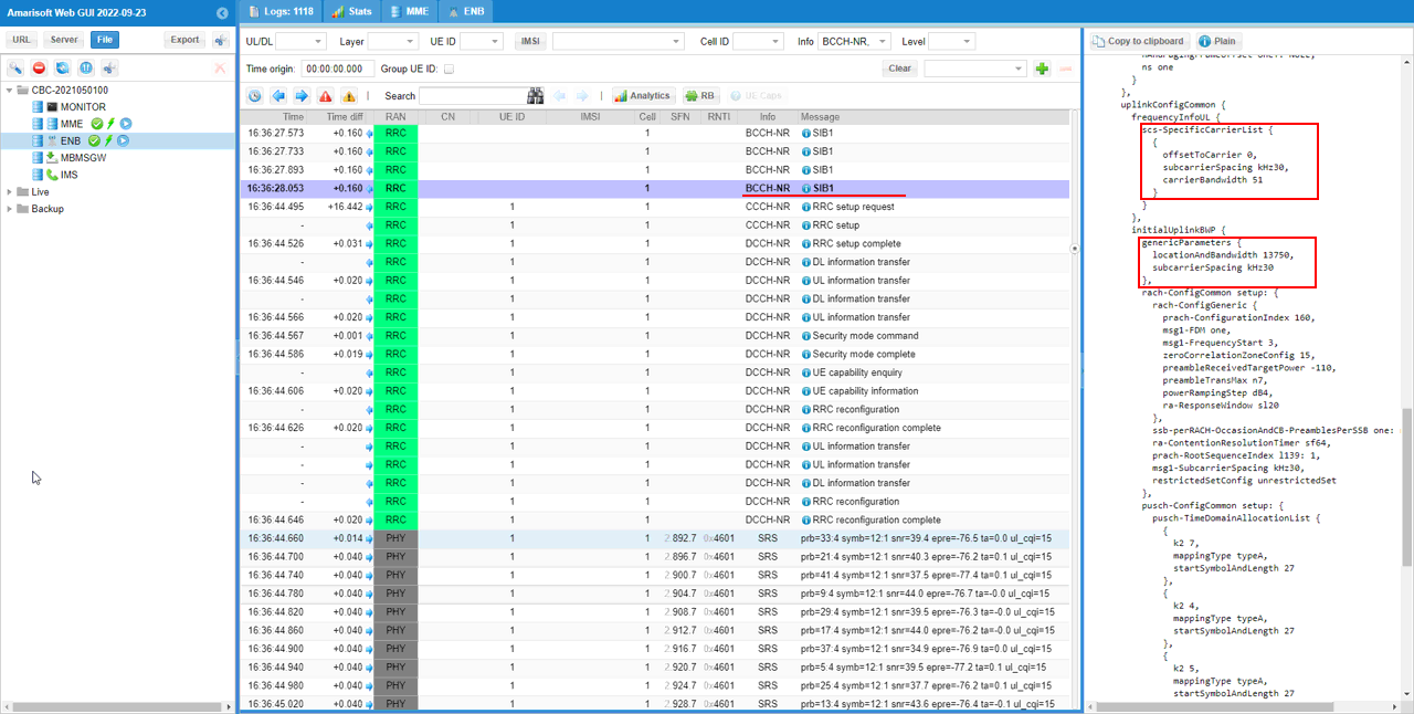 NR SA SRS ReferenceConfig Log 02