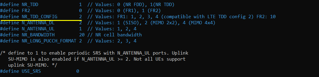 NR SA SSB CSI RS Test 1 Config 02