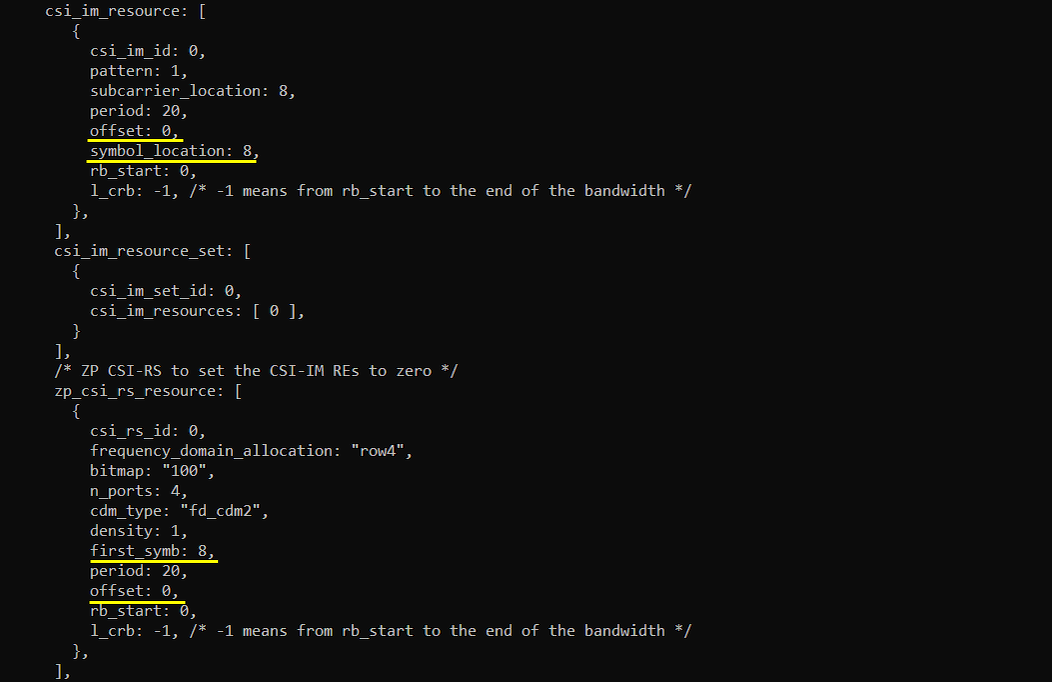 NR TDD Pattern Test 6 Config 09