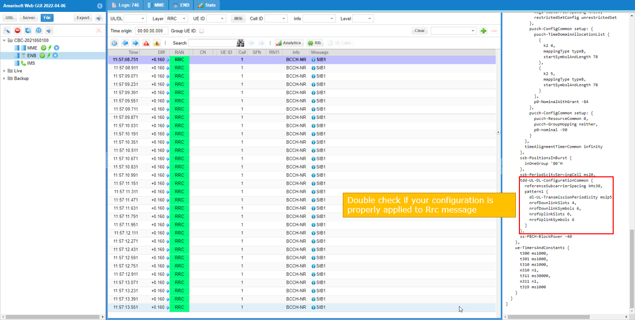 NR TDD Test 7 RunAndCheck 02