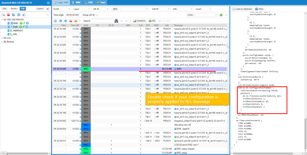 NR TDD Test 9 RunAndCheck 02