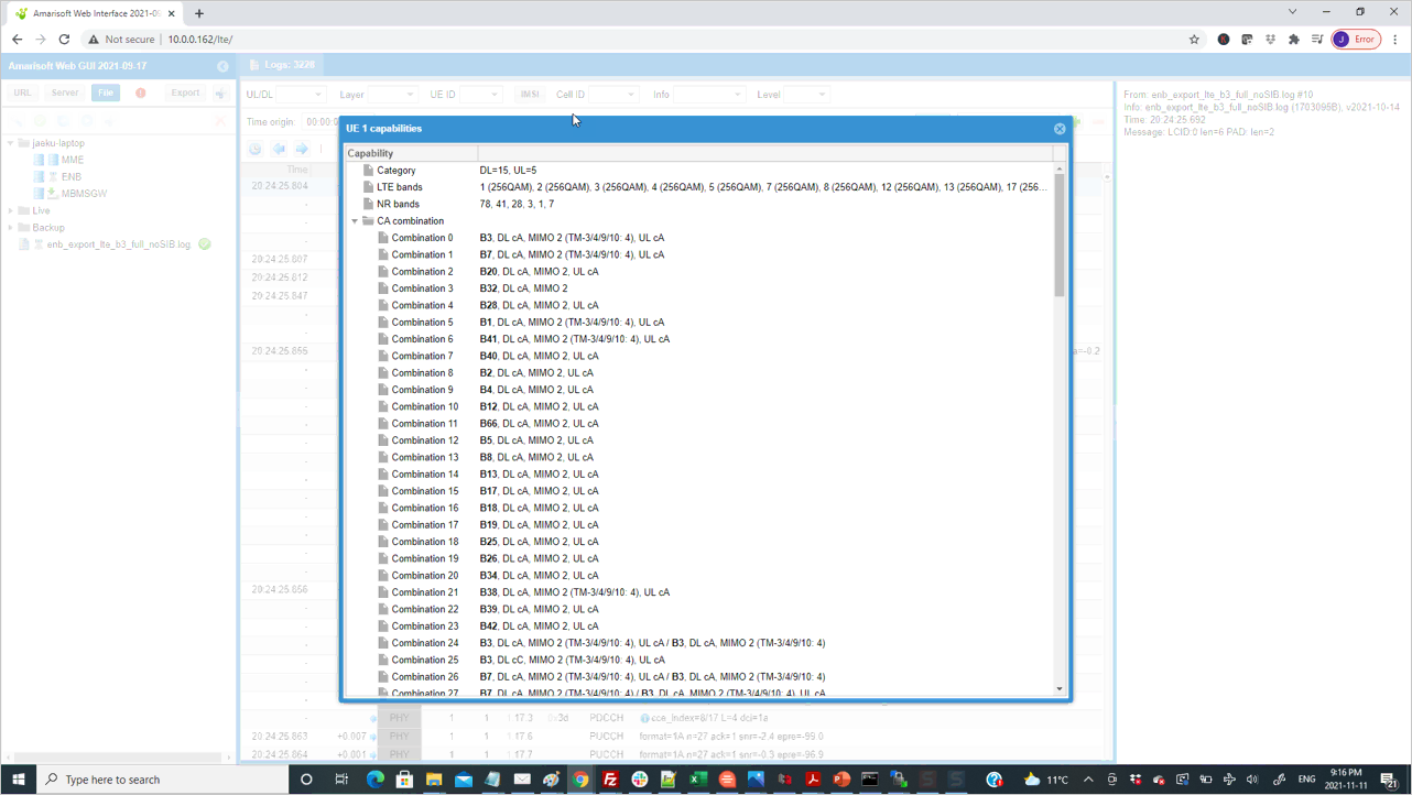 OutOfBox Lte Log Analysis 02