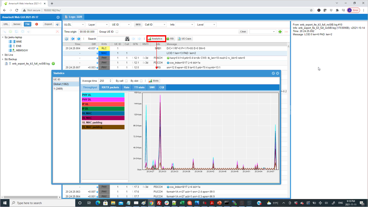 OutOfBox Lte Log Analysis 03