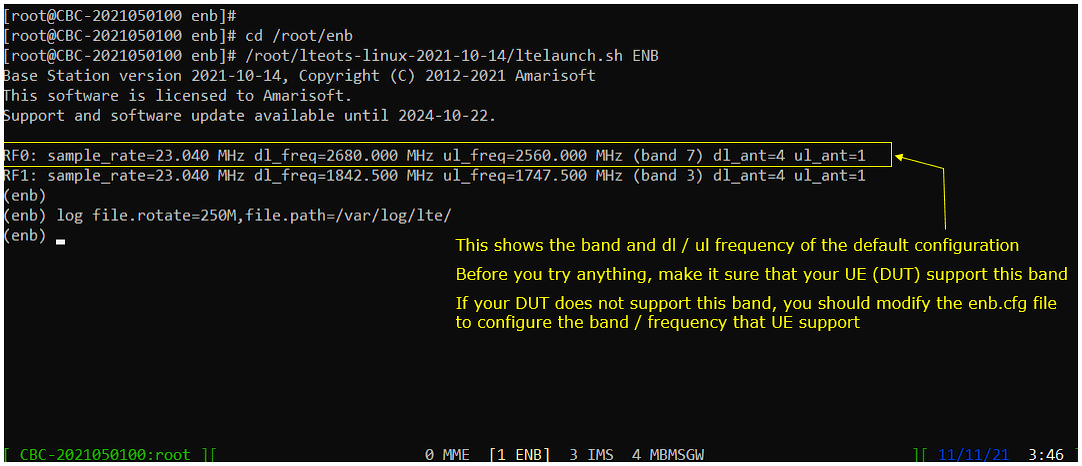 OutOfBox Lte Run 01