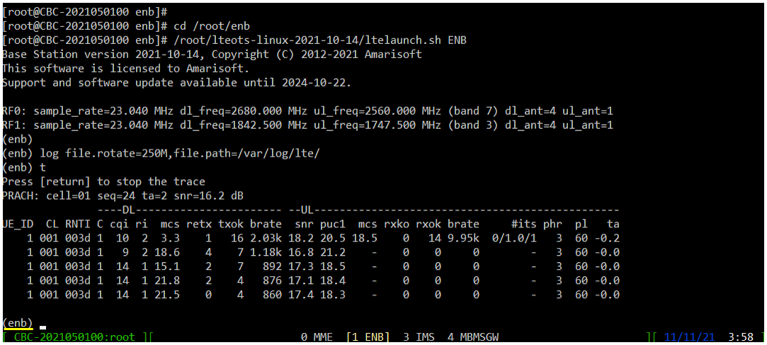 OutOfBox Lte Run 04