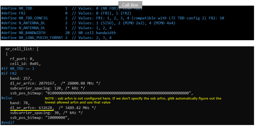 OutOfBox UeSim SA Config 07