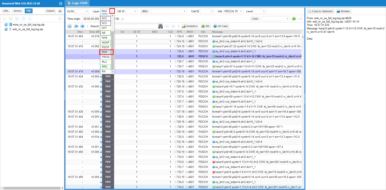 OutOfBox WebGUI PhySchedulingAnalysis 01