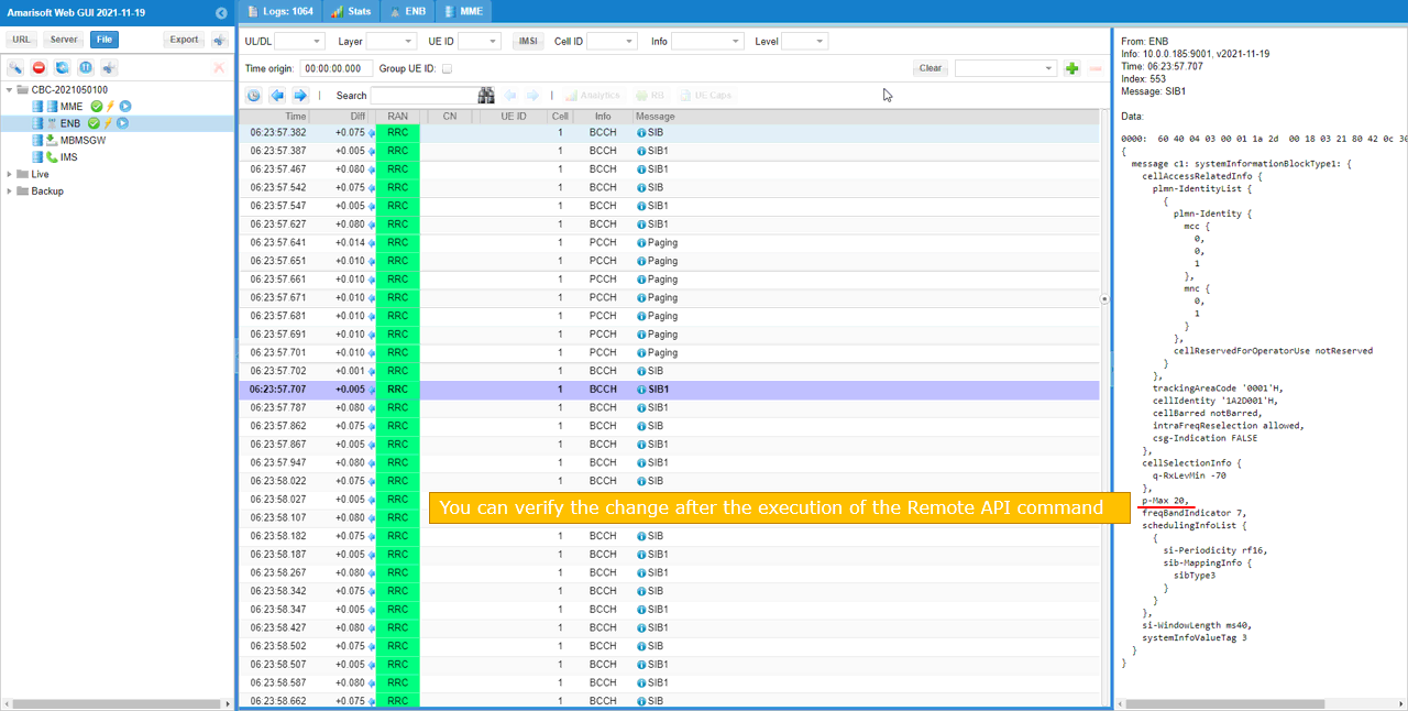 RemoteAPI SIB Run 04