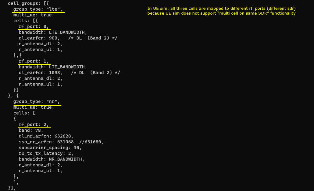 SDR MultiCell OneSdr Test 1 Config 12