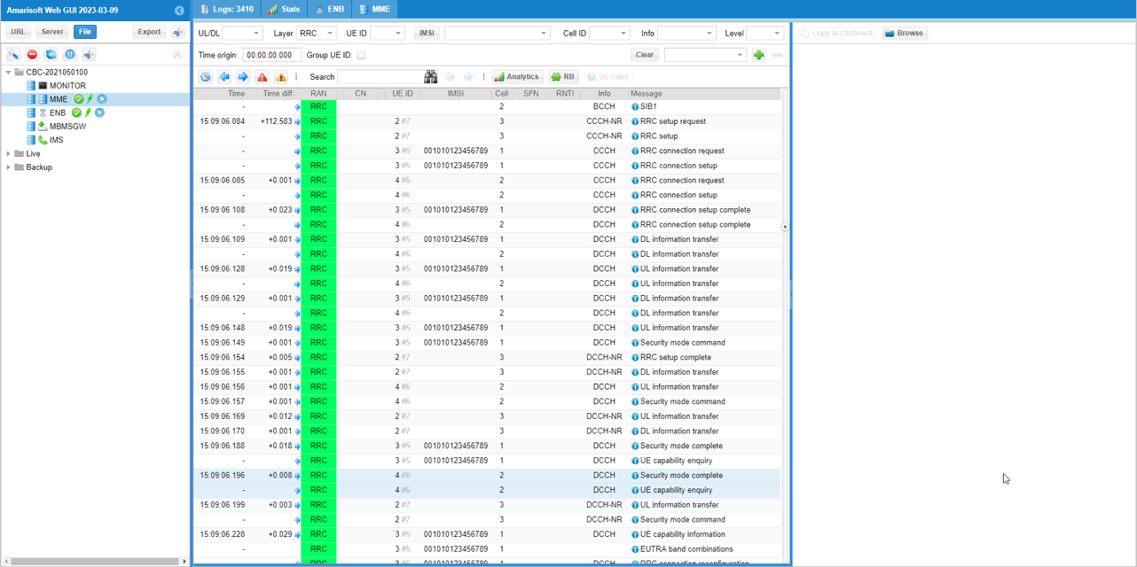 SDR MultiCell OneSdr Test 1 Log 01