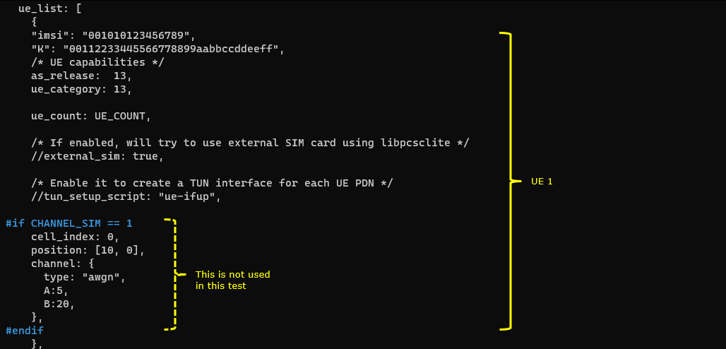 UESim LTE HO LL Test1 Config 12