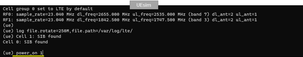 UESim LTE HO LL Test1 Run 06