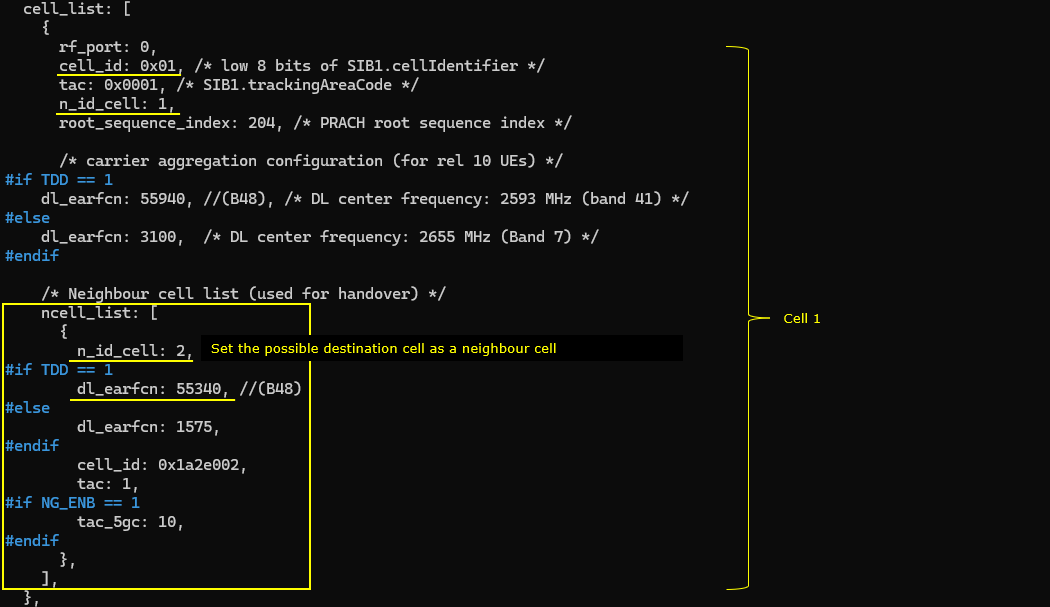 UESim LTE HO LL Test1 Config 05