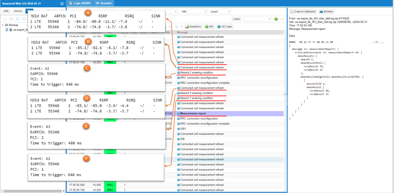 UESim LTE HO LL Test1 Log 08