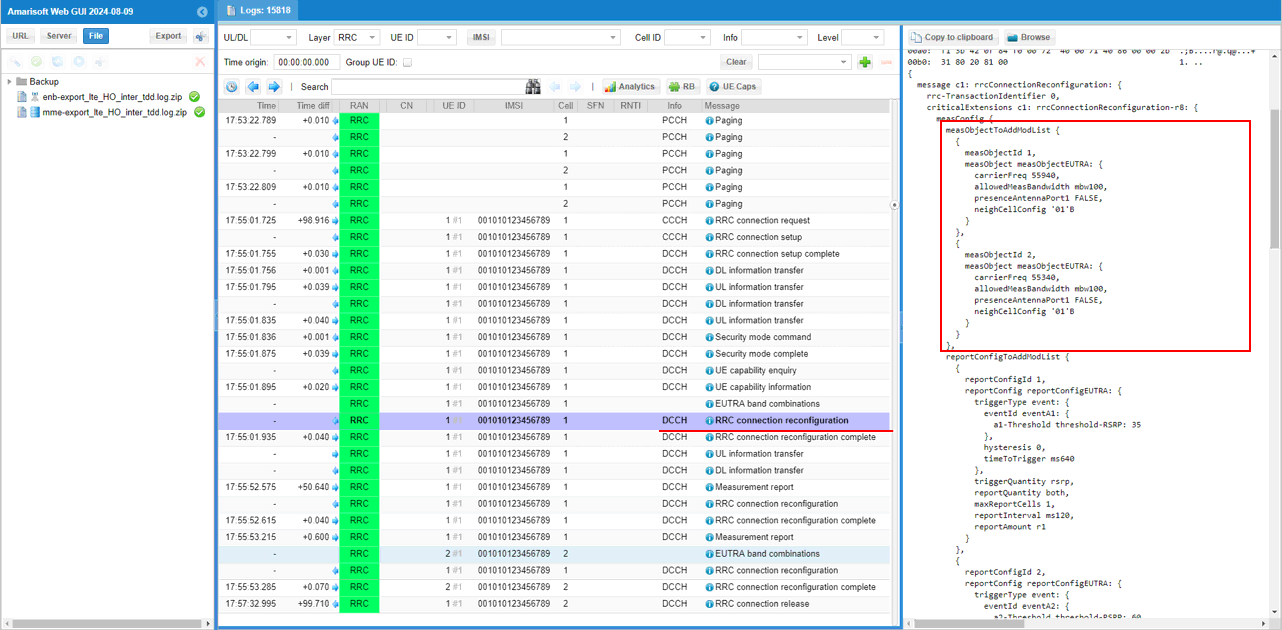 UESim LTE HO LL Test1 Log 01