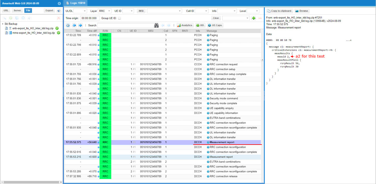 UESim LTE HO LL Test1 Log 04