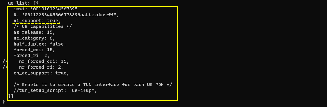 UESim LTE HO LN Test1 Config 12