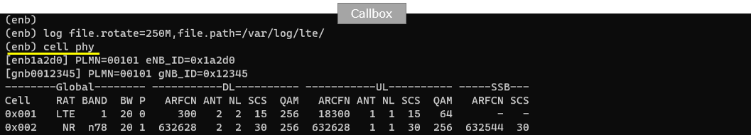 UESim LTE HO LN Test1 Run 01