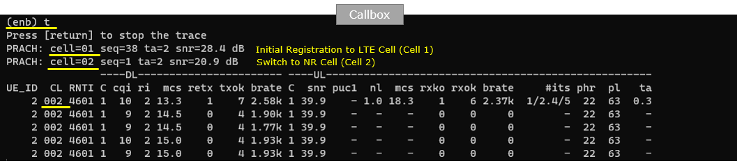 UESim LTE HO LN Test1 Run 07