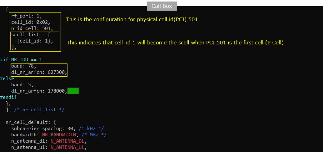 UESim NR SA CA Test 1 Config 05