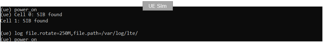 UESim NR SA CA Test 1 Run 02