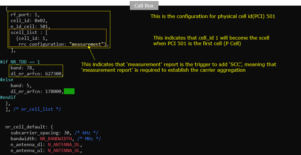 UESim NR SA CA Test 2 Config 05