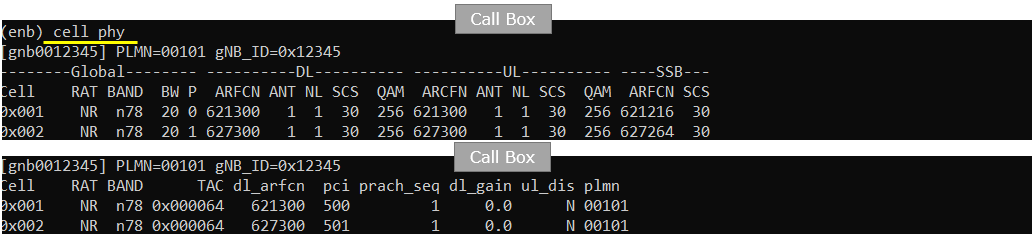 UESim NR SA CA Test 2 Run 01