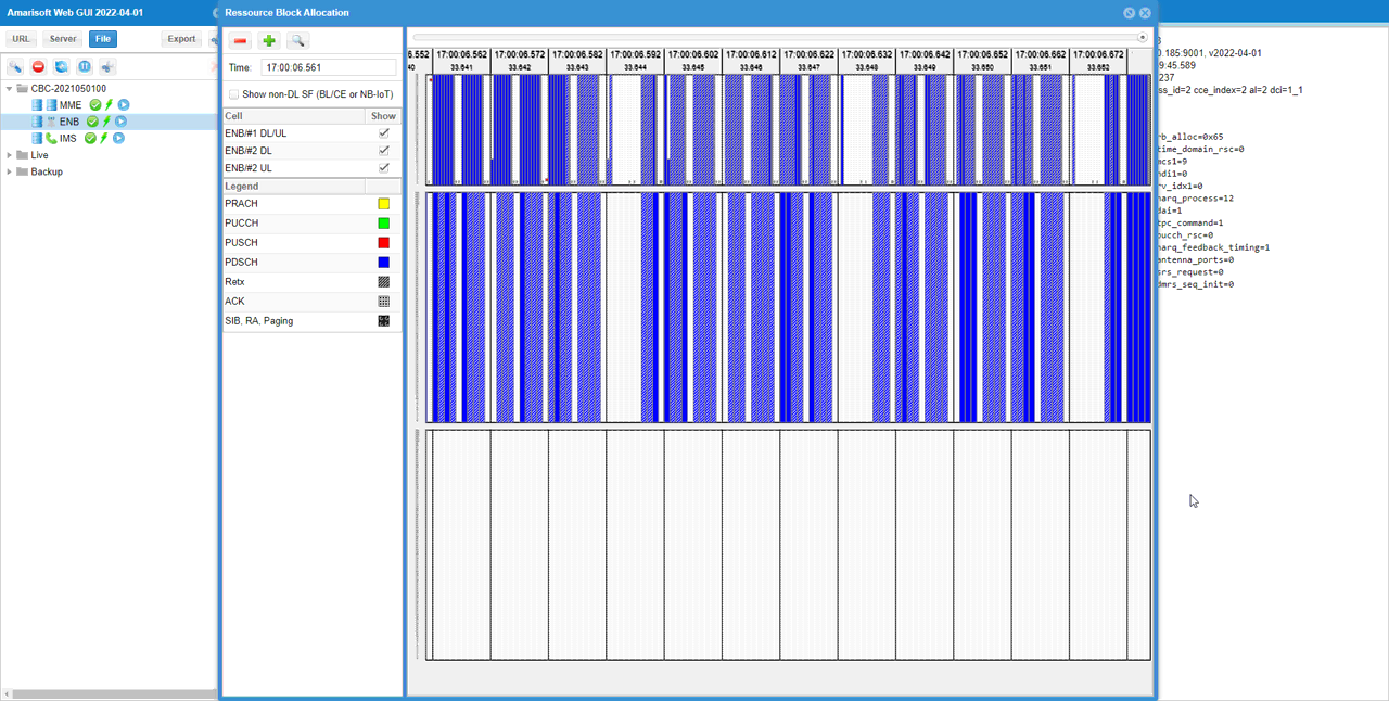 UESim NR SA CA Test 4 Log 09