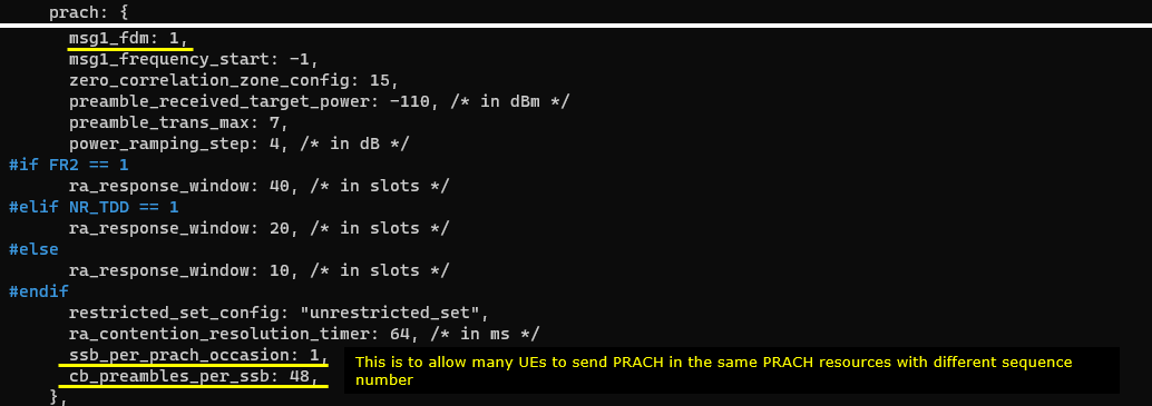 UEsim NR MultiUE Config 11