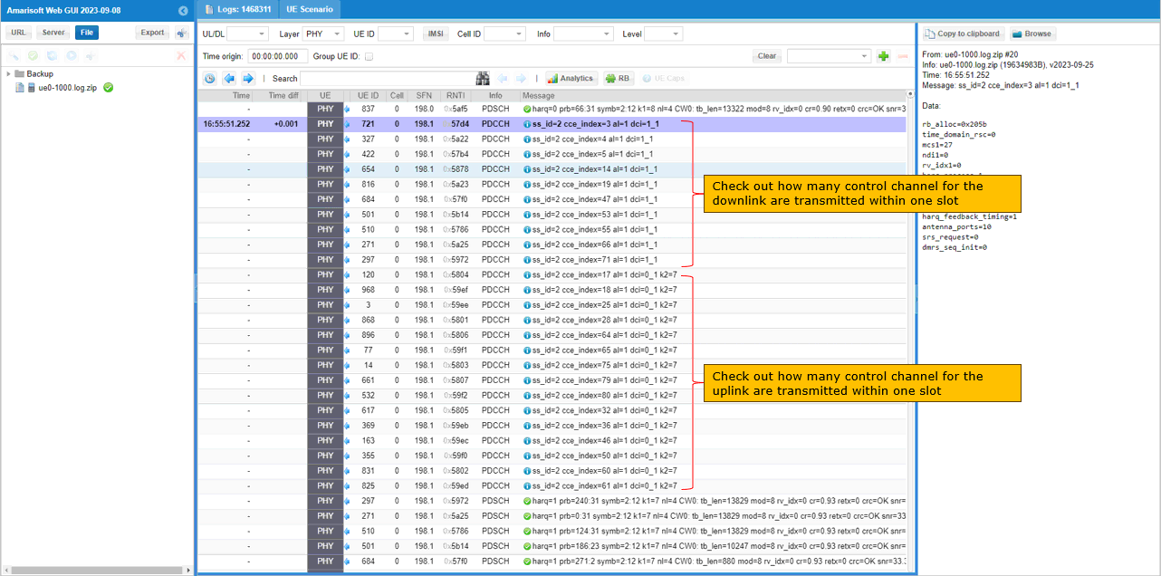 UEsim NR MultiUE Log 01
